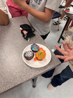 3 Finished Cupcakes Ready for Judging