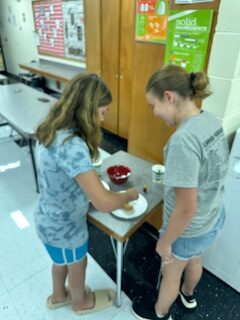 Students Decorating Cupcakes