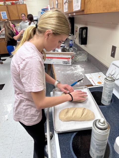 Students Shaping Dough