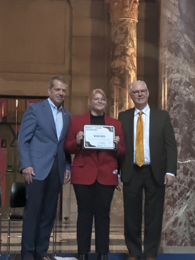 Quinn Ross Honored at Commissioner's Recognition Event 11.25.2025